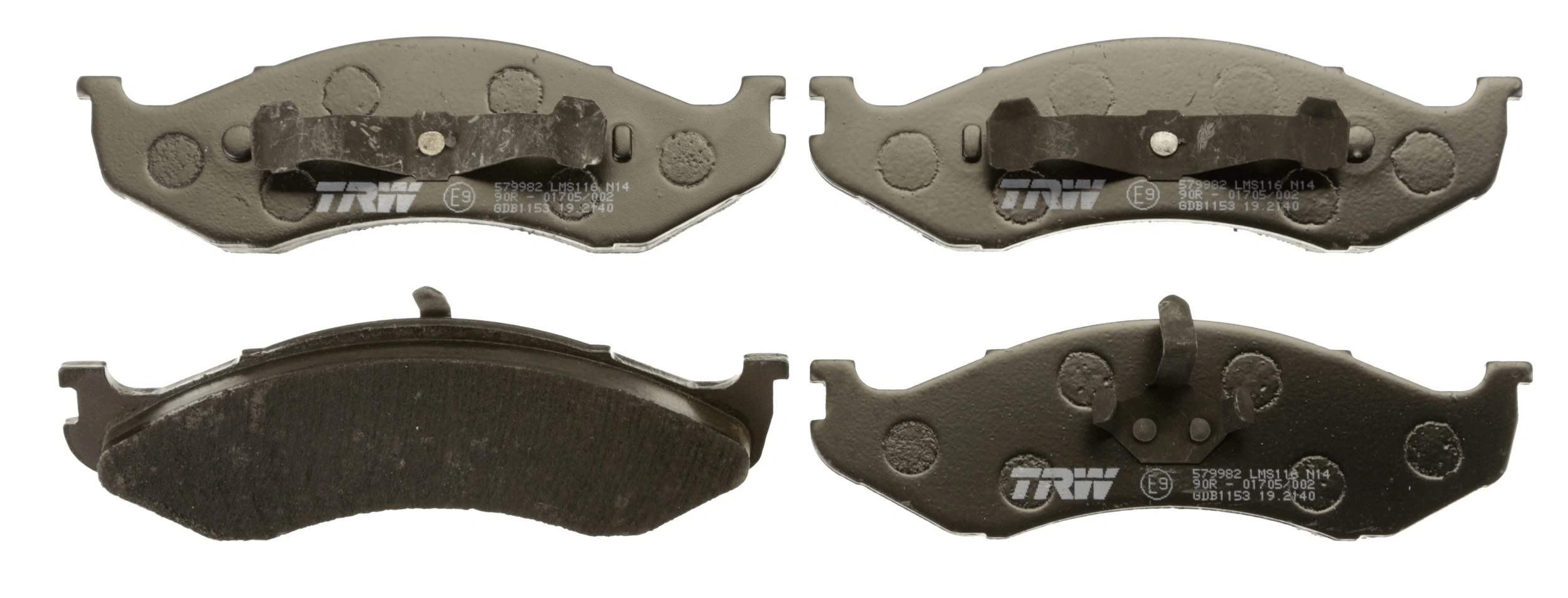 Brake Pad Set, disc brake COTEC GDB1153