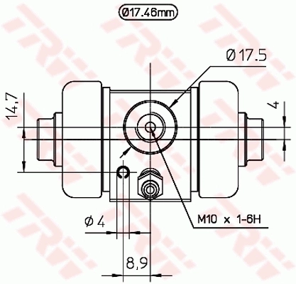 TRW BWC164 Wheel Brake Cylinder