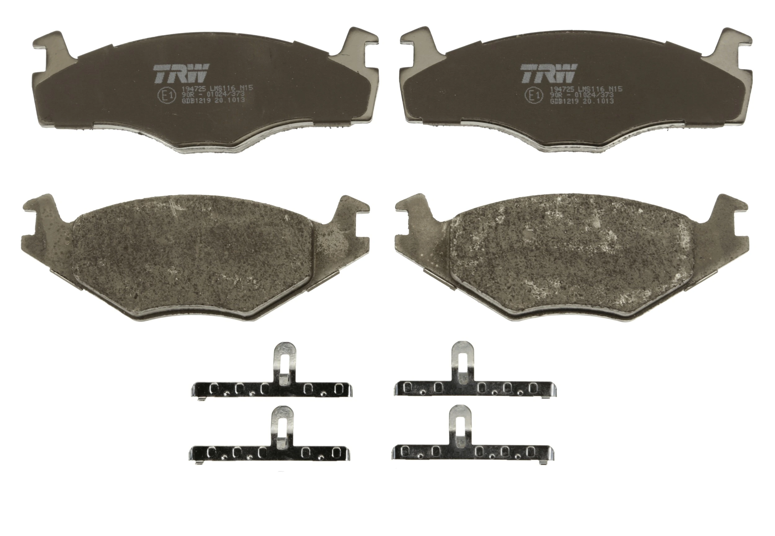 Brake Pad Set, disc brake COTEC GDB1219