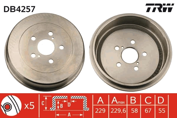 Brake Drum DB4257