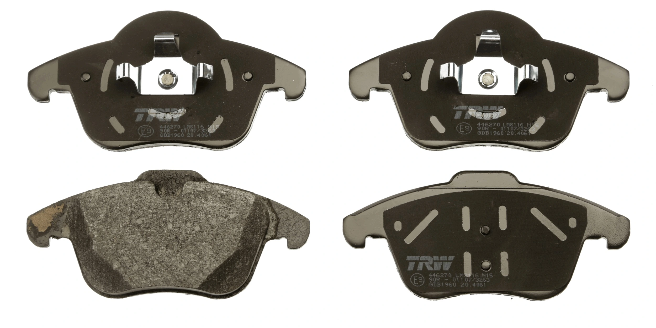 Brake Pad Set, disc brake COTEC GDB1960