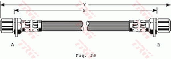 TRW PHA196 Brake Hose