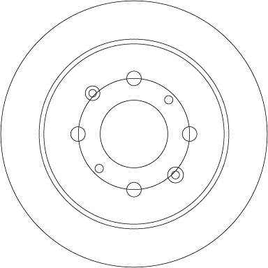 TRW DF6673 Brake Disc