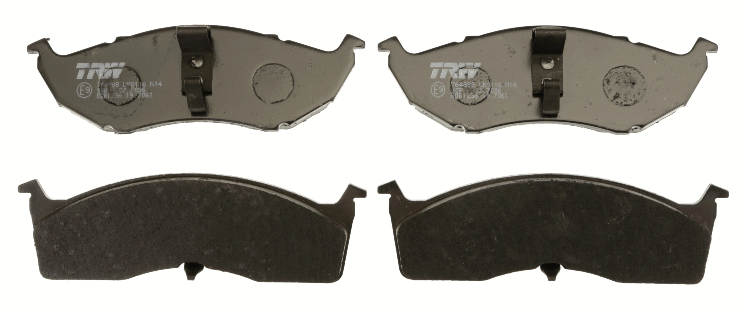 Brake Pad Set, disc brake COTEC GDB1236