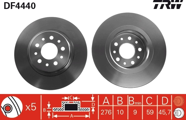 Brake Disc DF4440