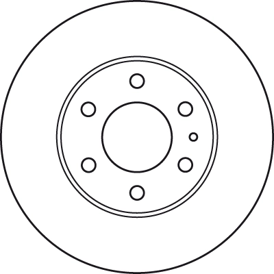 Brake Disc TRW SINGLE DF4987S
