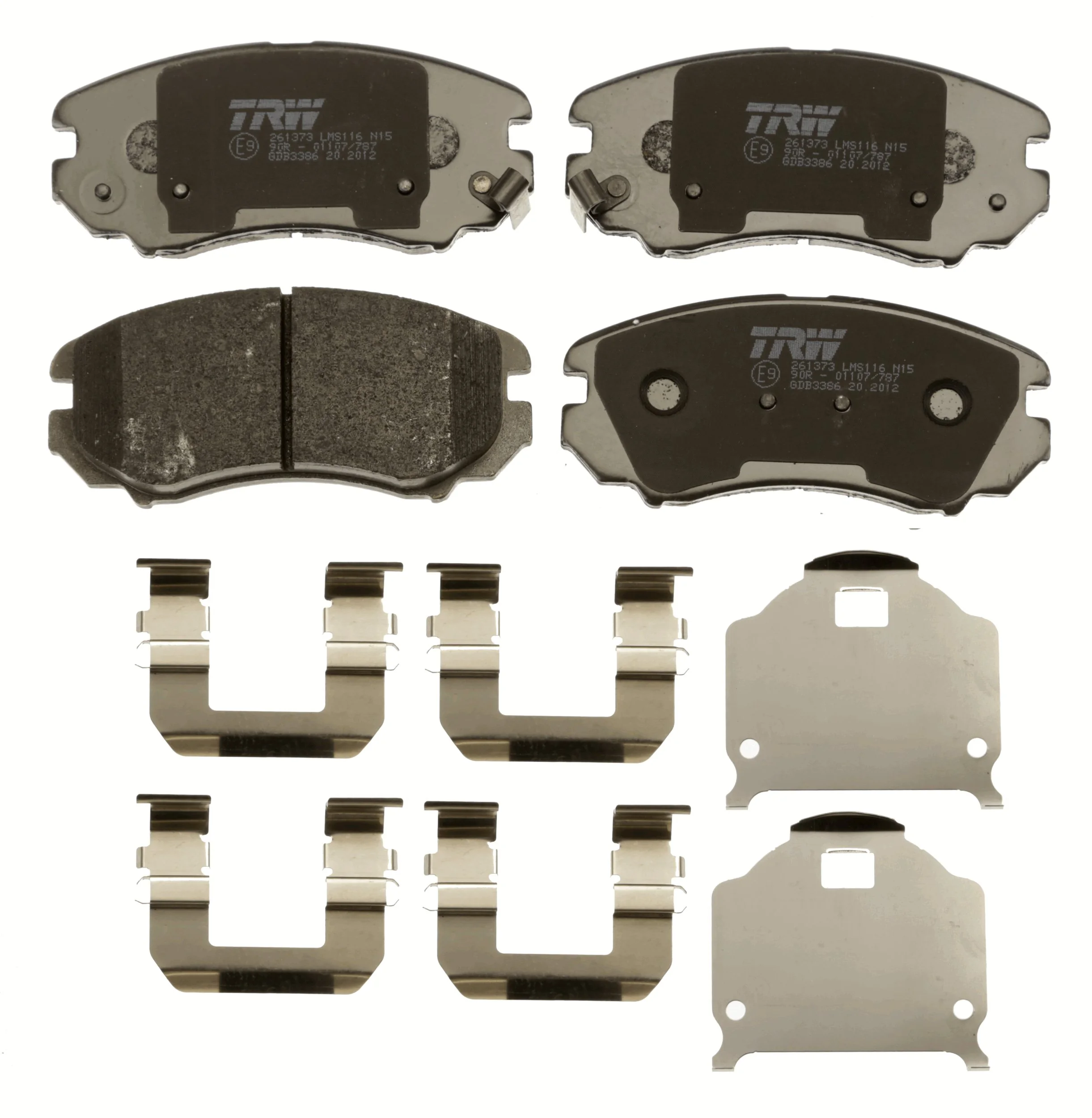 Brake Pad Set, disc brake COTEC GDB3386