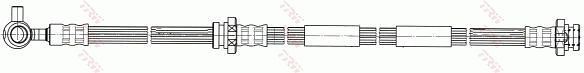 TRW PHD659 Brake Hose