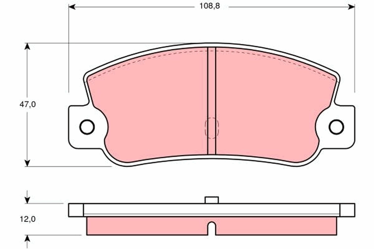 Brake Pad Set, disc brake GDB360