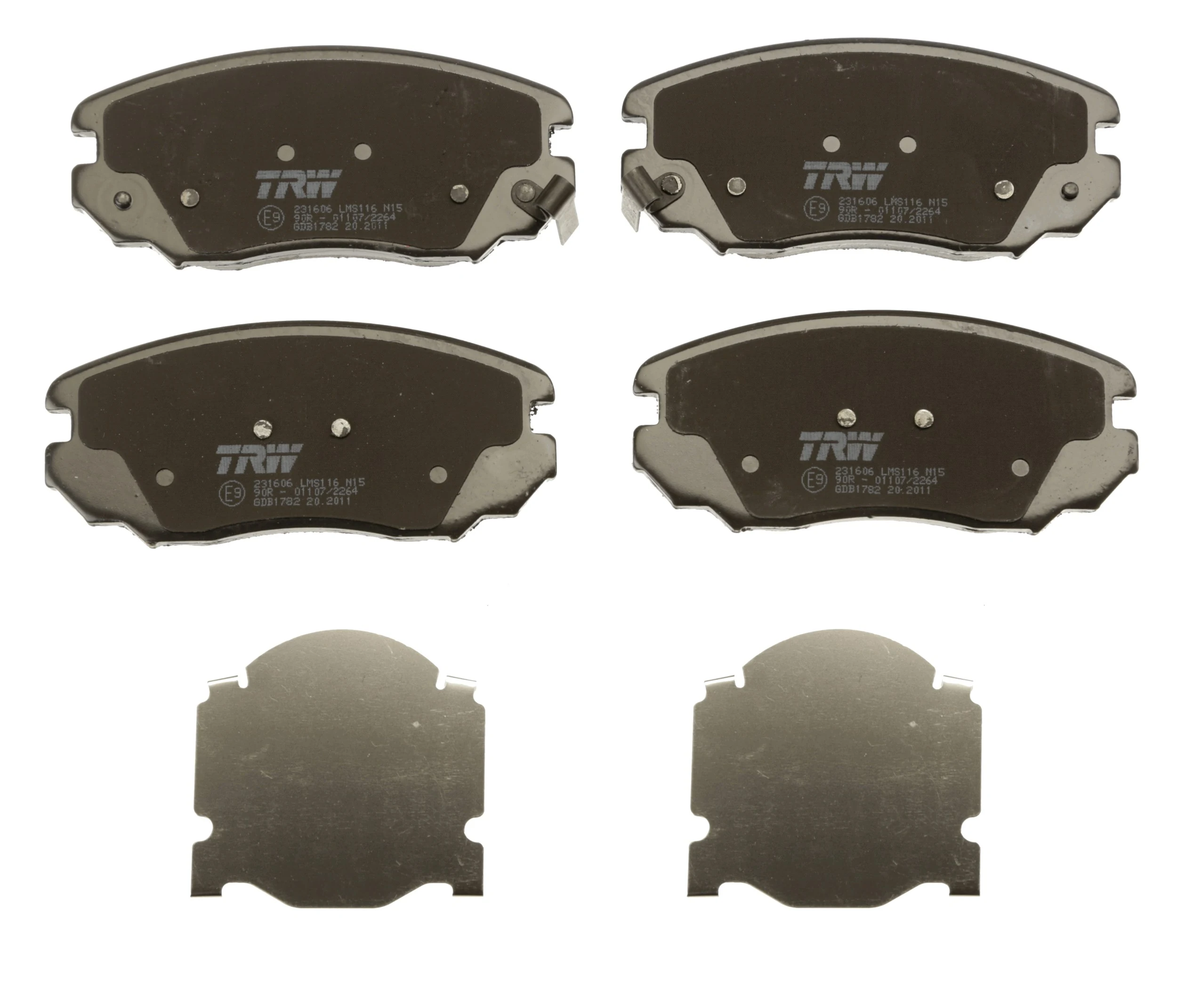 Brake Pad Set, disc brake COTEC GDB1782