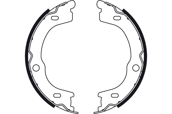 Brake Shoe Set, parking brake GS8784