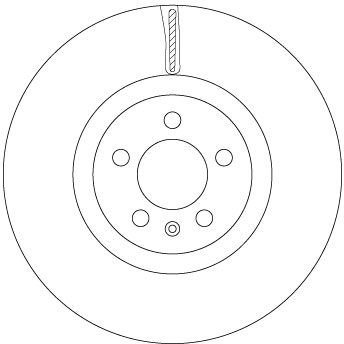 Brake Disc TRW SINGLE DF6983S