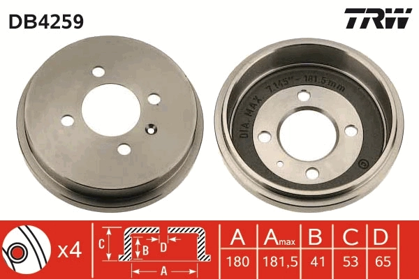 Brake Drum DB4259