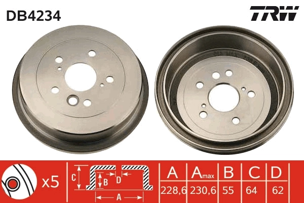 Brake Drum DB4234