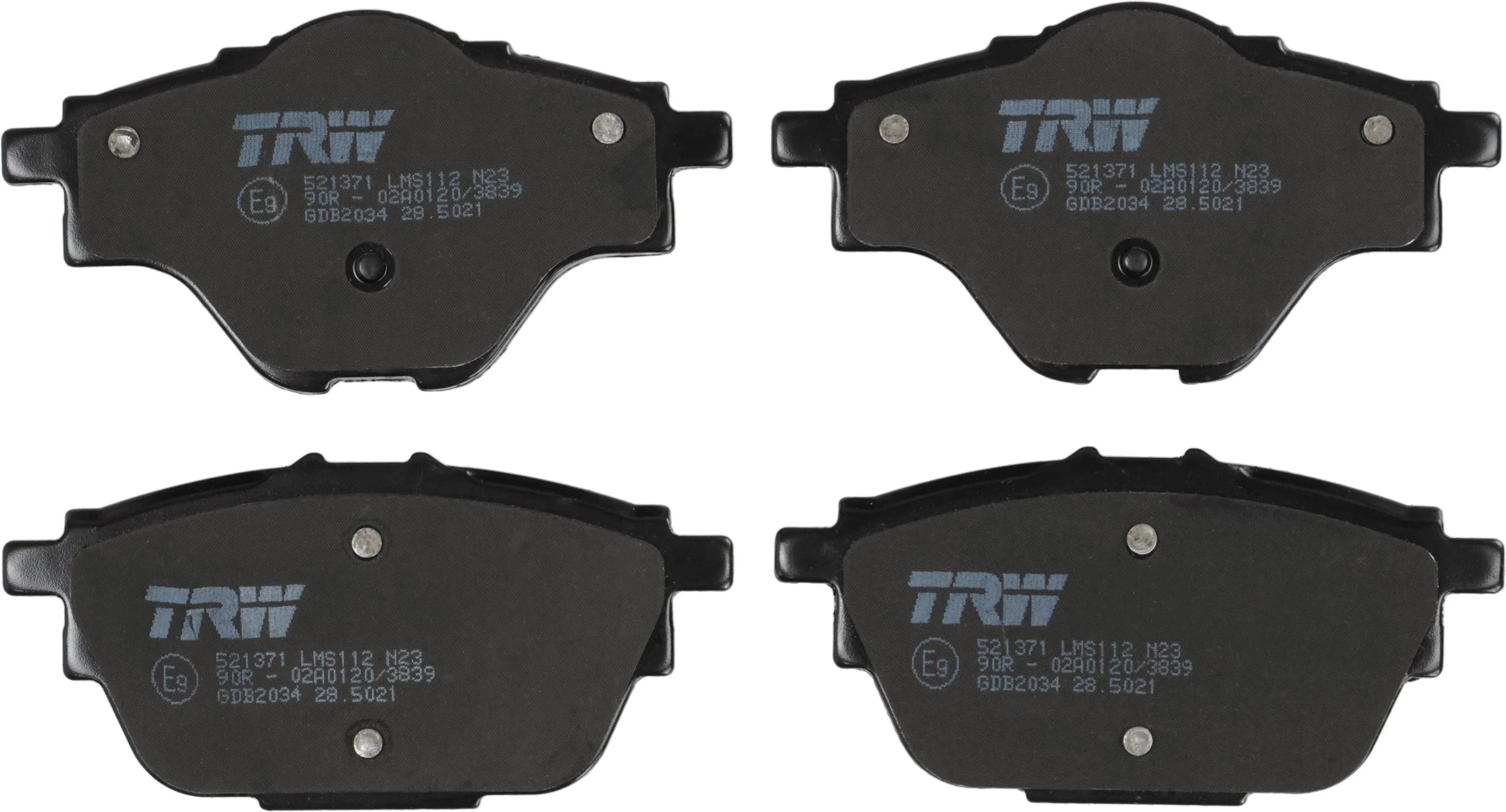Brake Pad Set, disc brake COTEC GDB2034