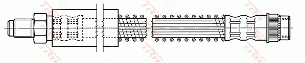 TRW PHB484 Brake Hose