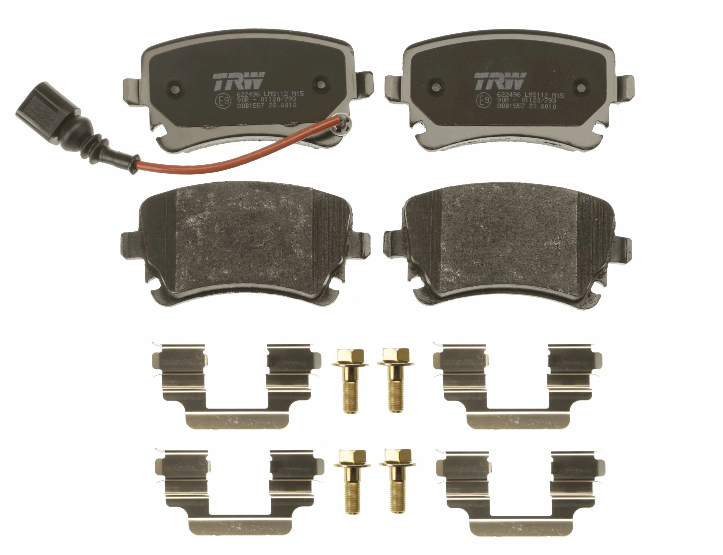 Brake Pad Set, disc brake COTEC GDB1557