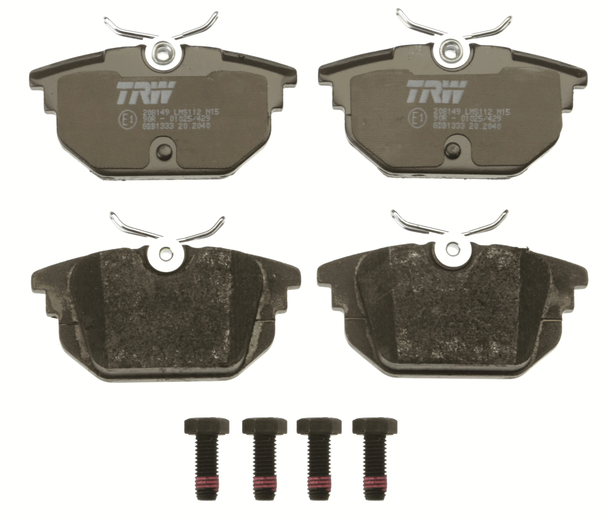 Brake Pad Set, disc brake COTEC GDB1333