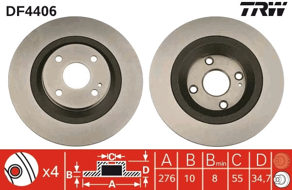 Brake Disc DF4406