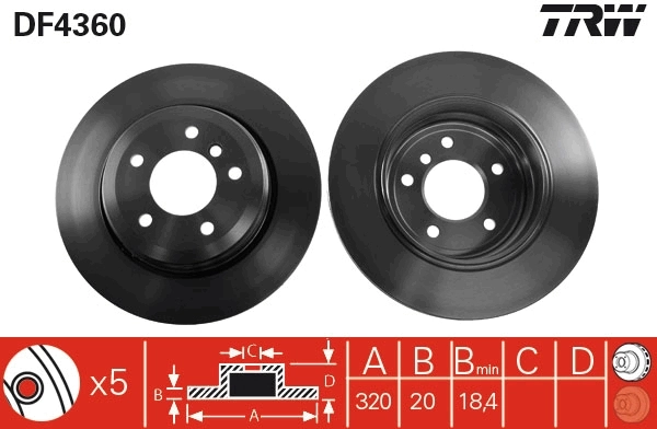 Brake Disc DF4360