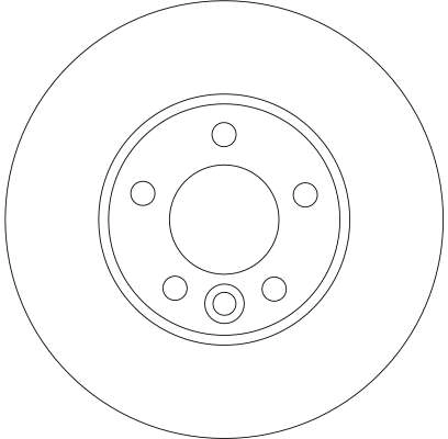 Brake Disc TRW SINGLE DF4308S