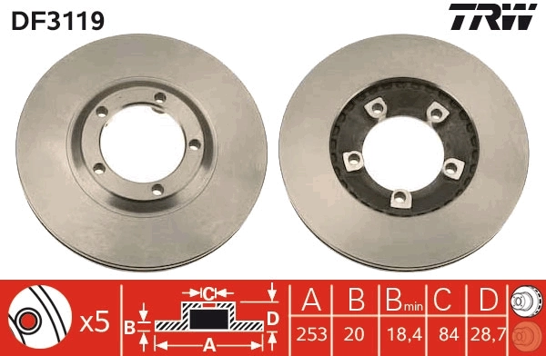 Brake Disc DF3119