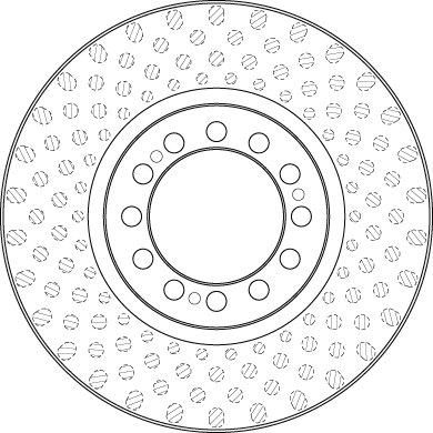 TRW DF5013S Brake Disc