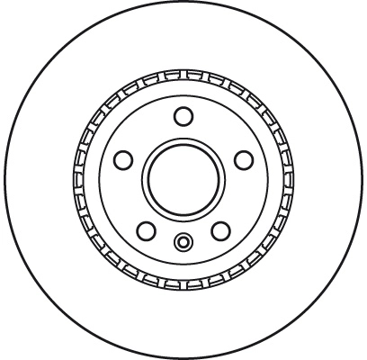 Brake Disc TRW SINGLE DF6113S