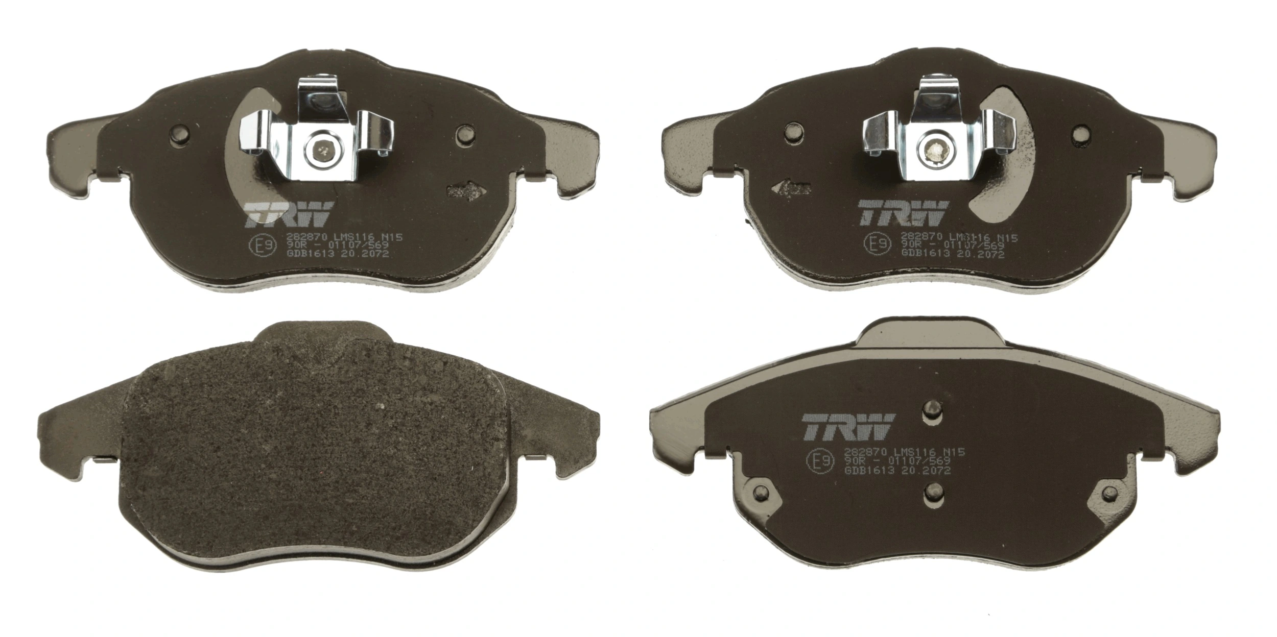 Brake Pad Set, disc brake COTEC GDB1613
