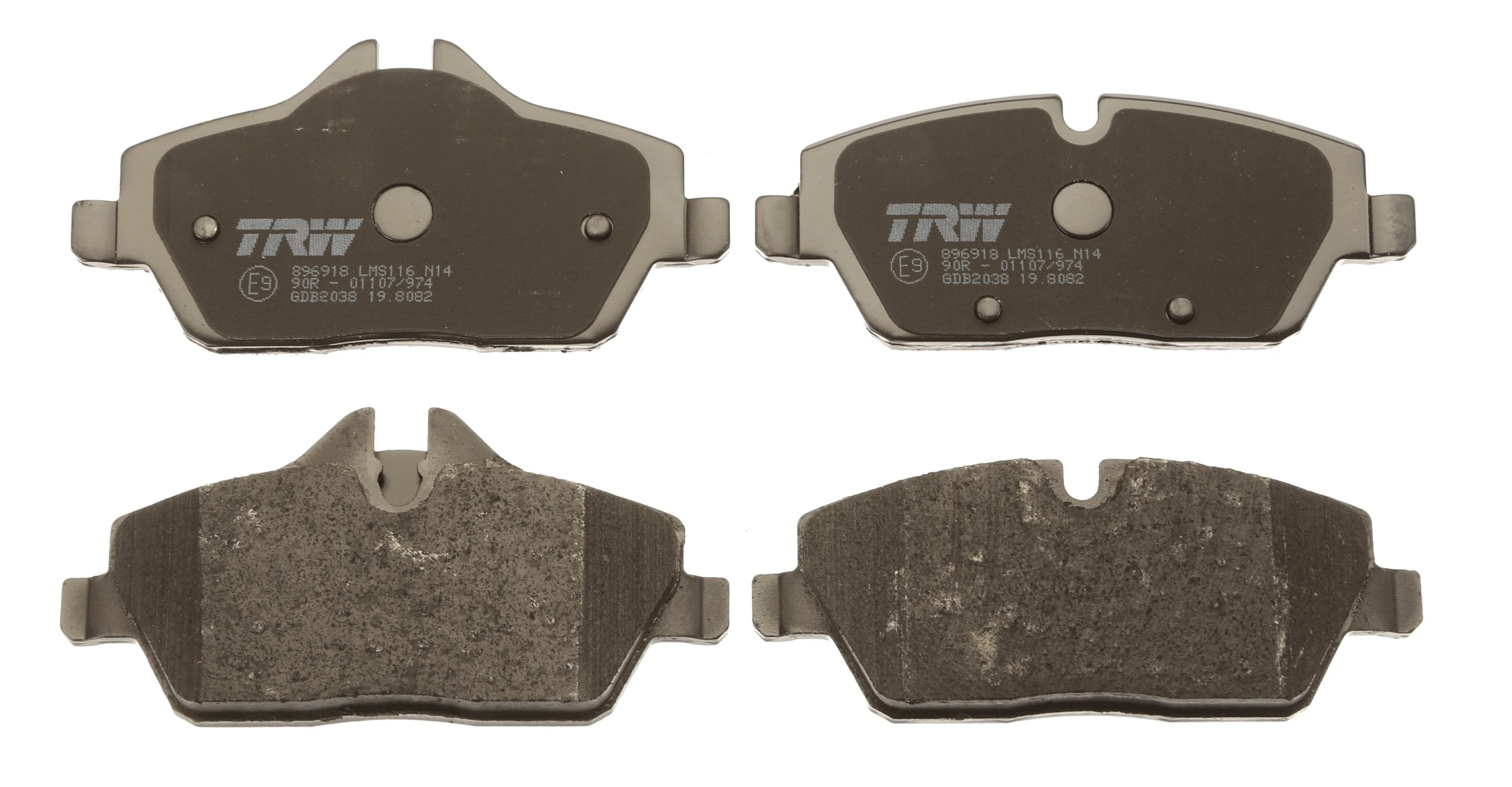 Brake Pad Set, disc brake COTEC GDB2038