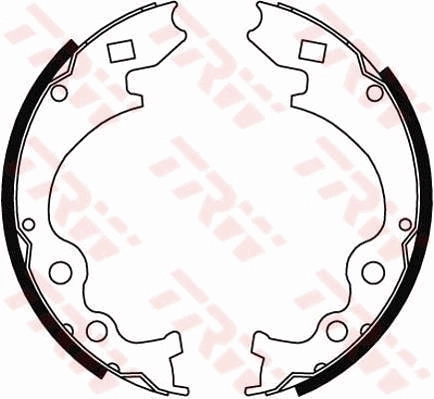 TRW GS6243 Brake Shoe Set
