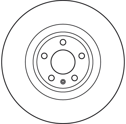 Brake Disc TRW SINGLE DF4695S