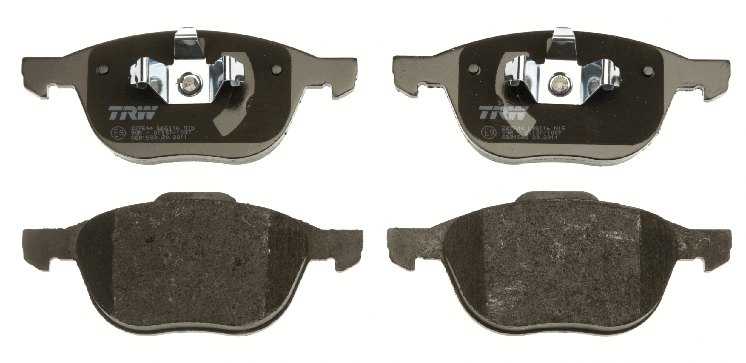 Brake Pad Set, disc brake COTEC GDB1583