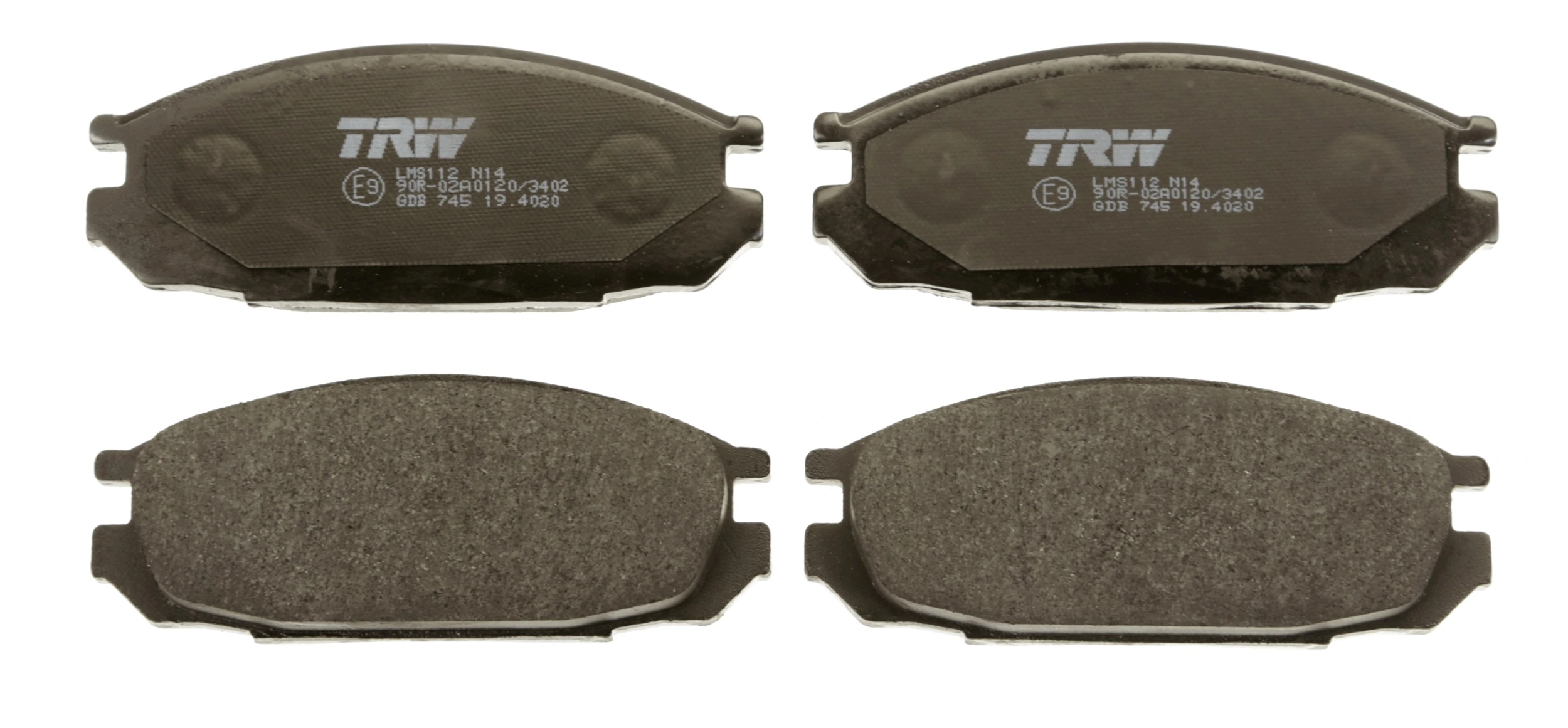 Brake Pad Set, disc brake GDB745