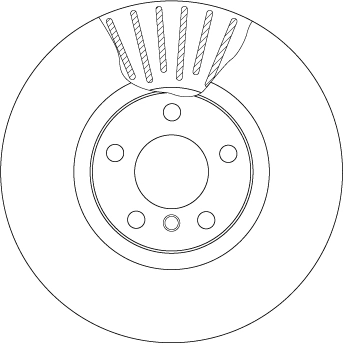 Bremsscheibe TRW SINGLE DF4853S