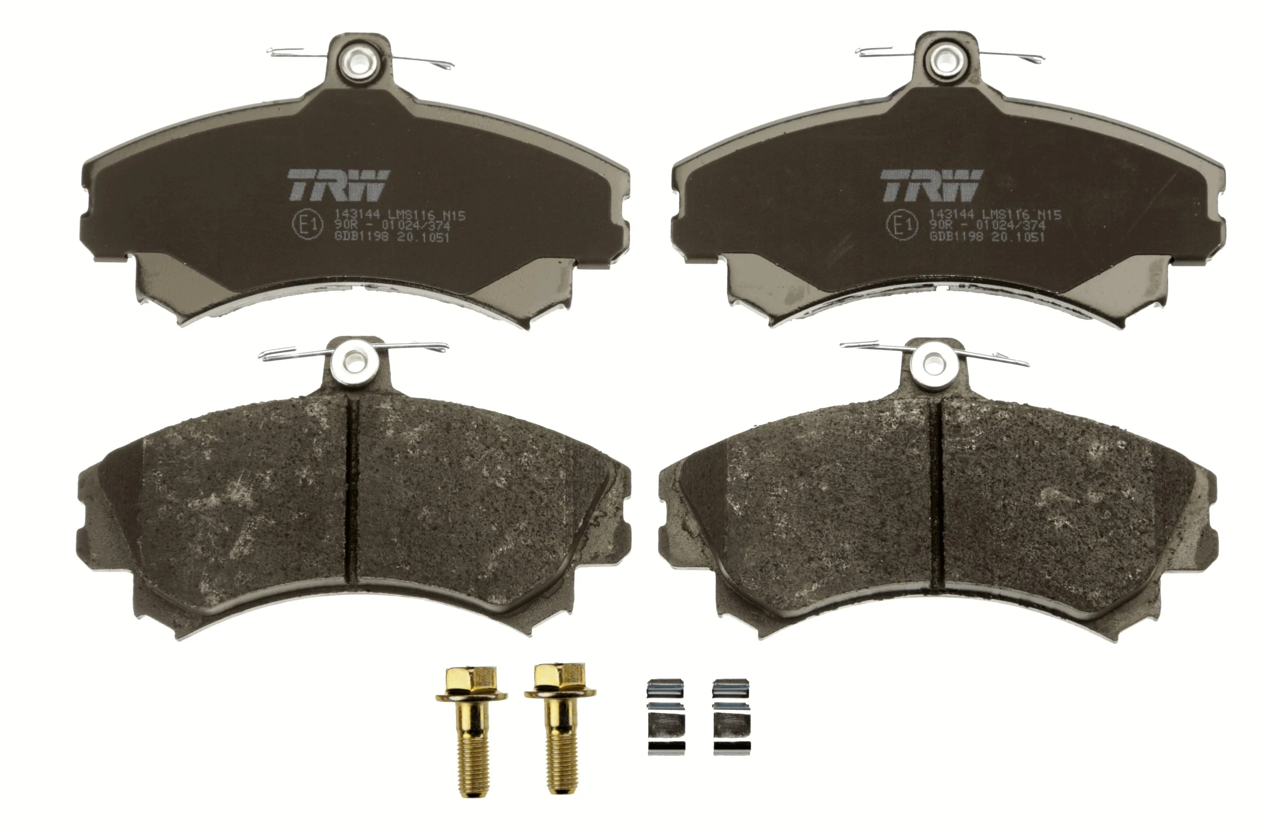 Brake Pad Set, disc brake COTEC GDB1198