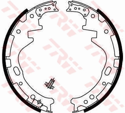 TRW GS8513 Brake Shoe Set