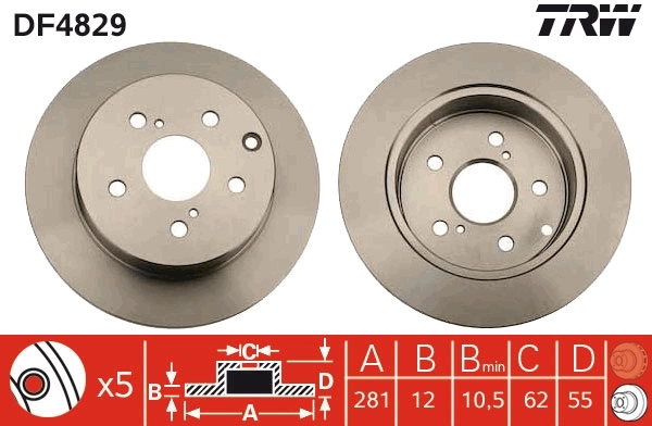 Brake Disc DF4829