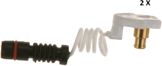 Warning Contact, brake pad wear GIC244