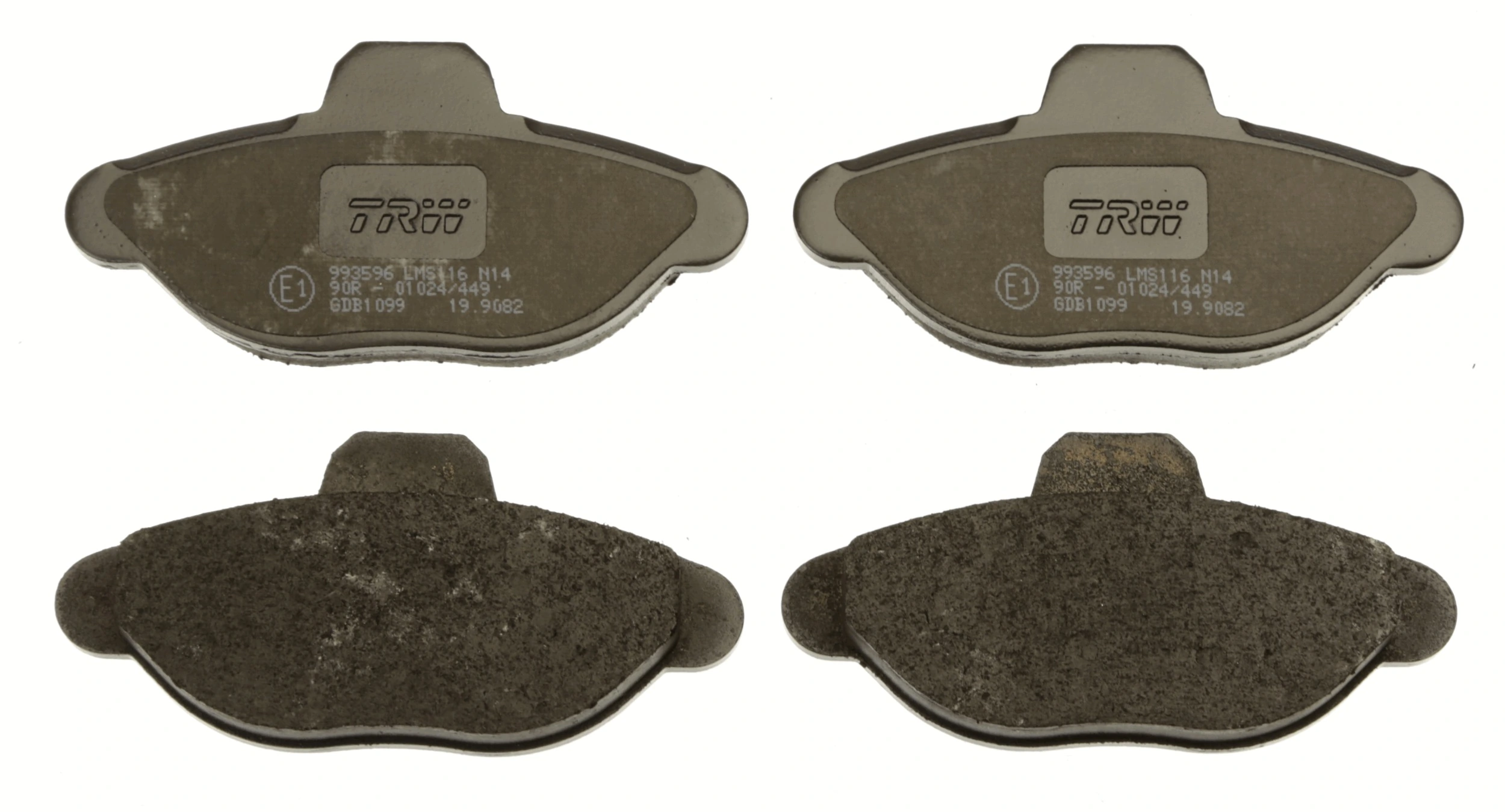 Brake Pad Set, disc brake COTEC GDB1099