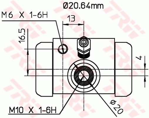 Wheel Brake Cylinder BWF312