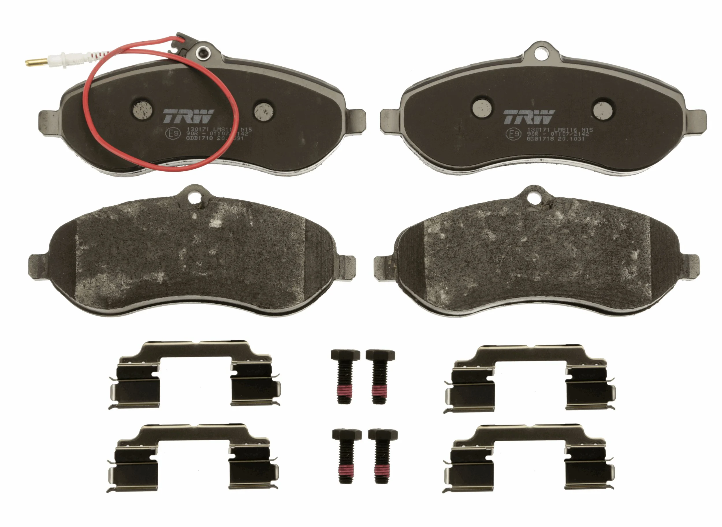 Brake Pad Set, disc brake COTEC GDB1718