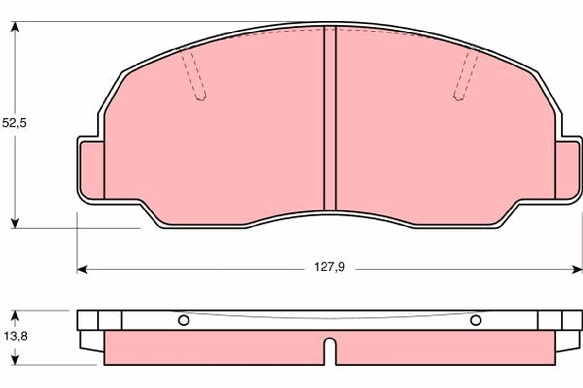 Brake Pad Set, disc brake GDB980