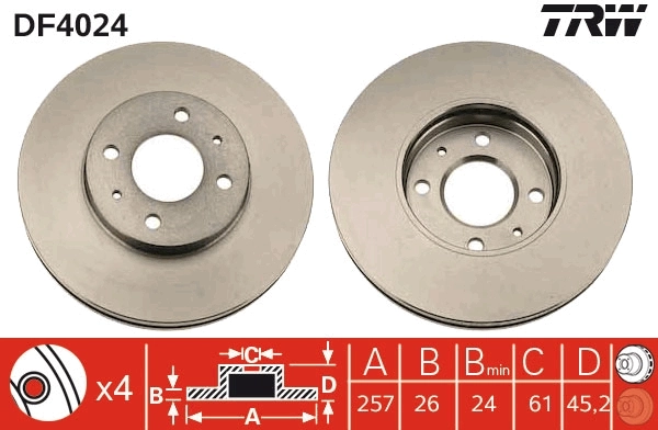 Brake Disc DF4024
