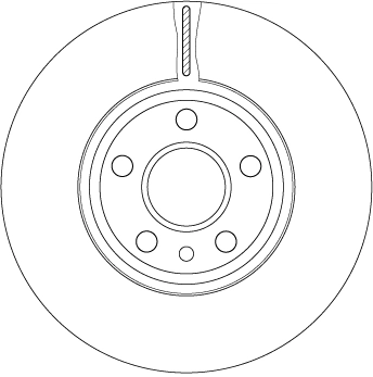 Brake Disc TRW SINGLE DF4850S