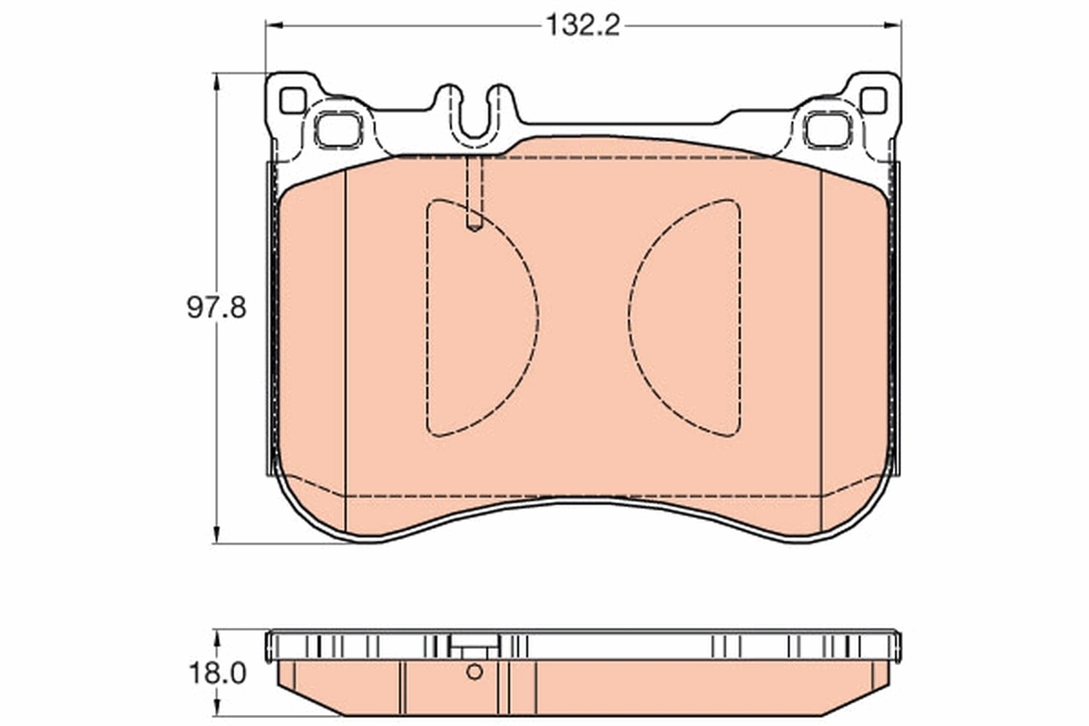 Brake Pad Set, disc brake GDB2019
