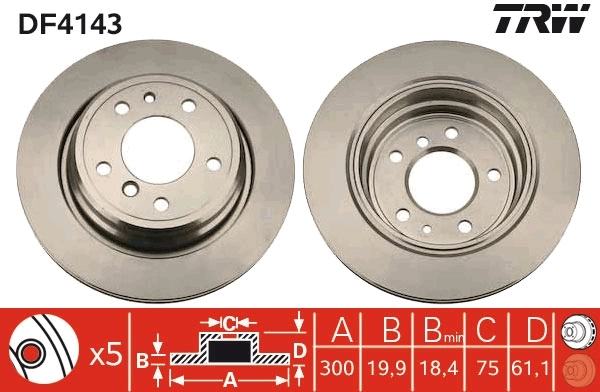 Brake Disc DF4143