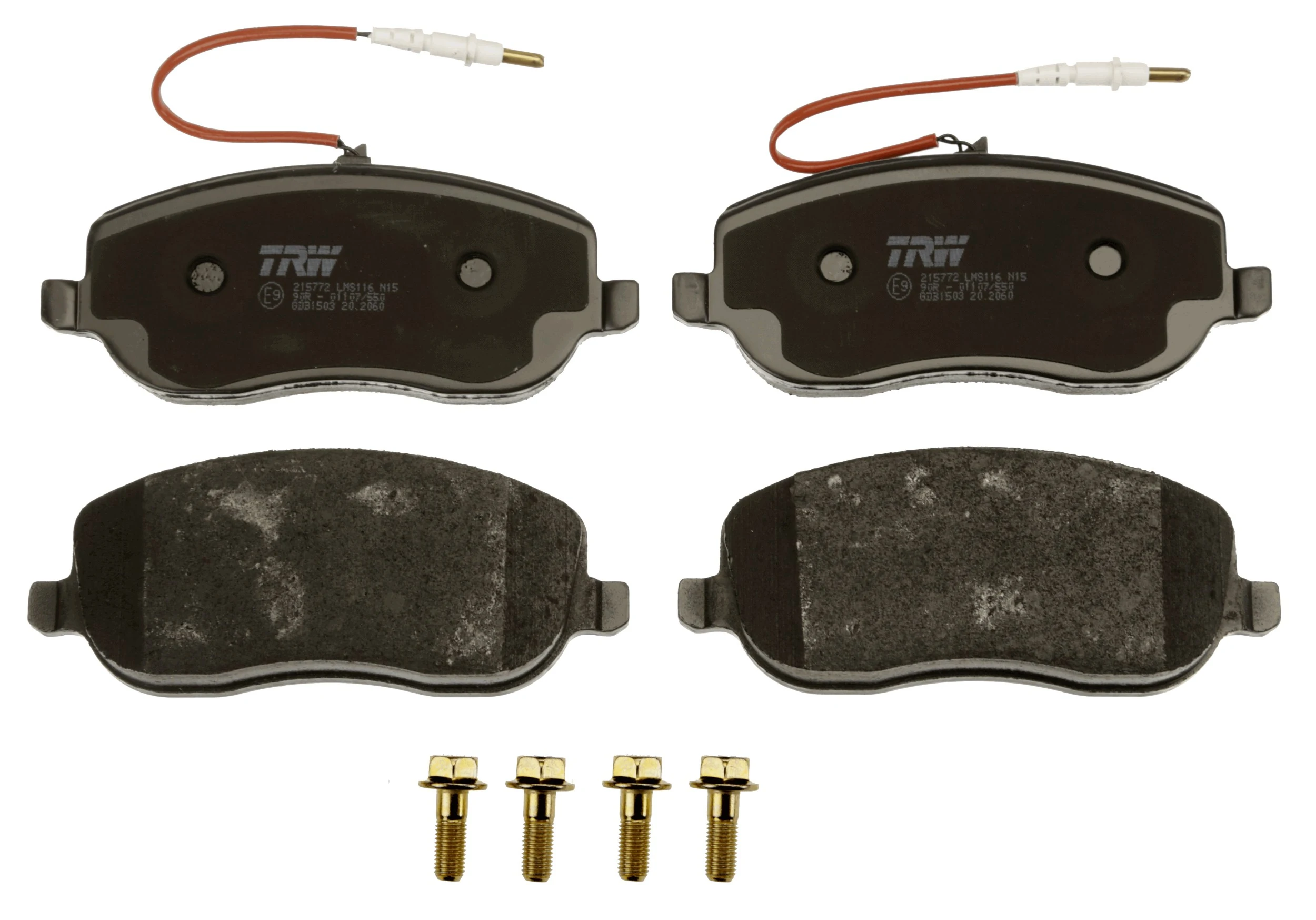 Brake Pad Set, disc brake COTEC GDB1503