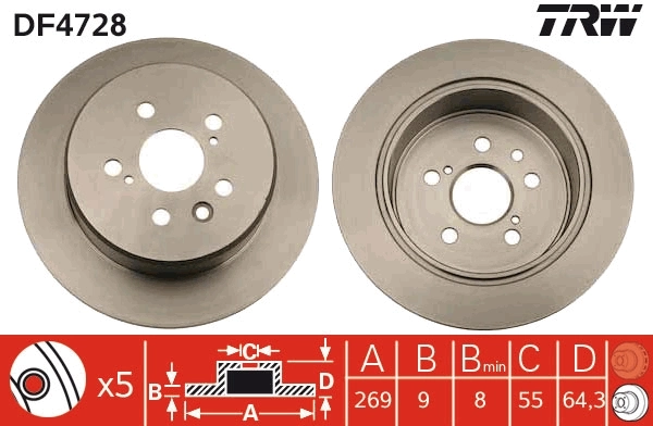 Brake Disc DF4728