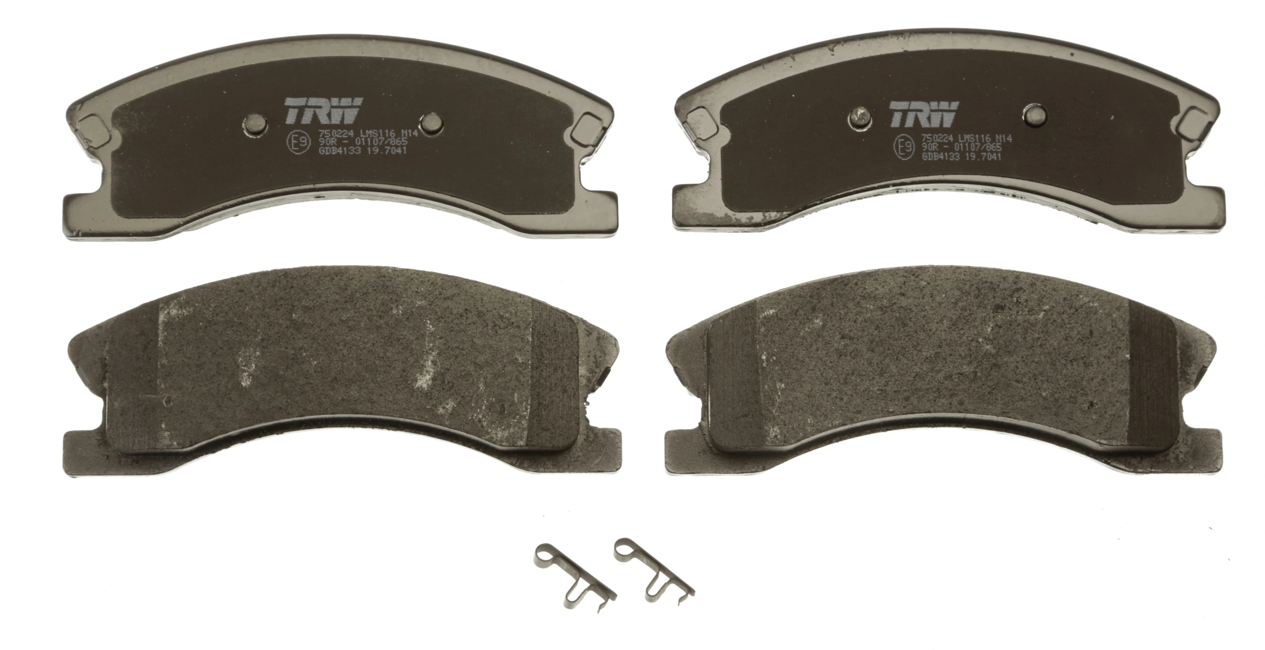 Brake Pad Set, disc brake COTEC GDB4133